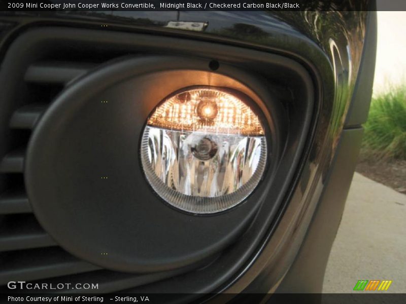 Midnight Black / Checkered Carbon Black/Black 2009 Mini Cooper John Cooper Works Convertible
