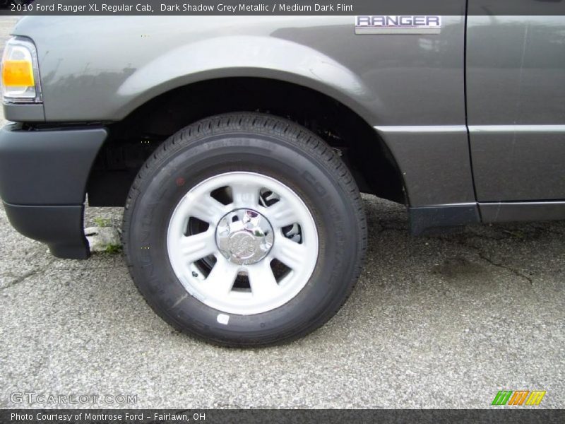 Dark Shadow Grey Metallic / Medium Dark Flint 2010 Ford Ranger XL Regular Cab