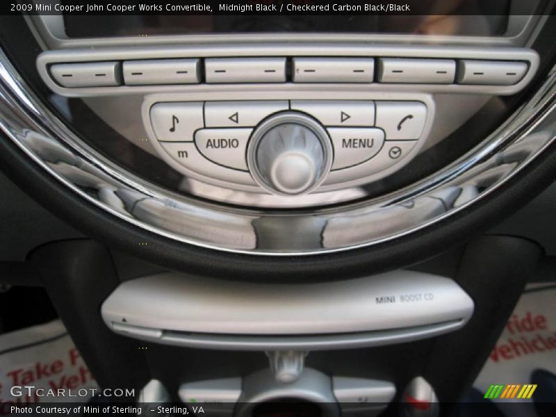 Midnight Black / Checkered Carbon Black/Black 2009 Mini Cooper John Cooper Works Convertible