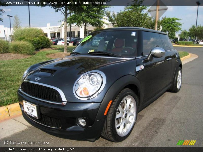 Astro Black Metallic / Lounge Redwood 2008 Mini Cooper S Hardtop