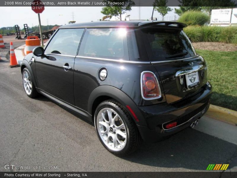 Astro Black Metallic / Lounge Redwood 2008 Mini Cooper S Hardtop