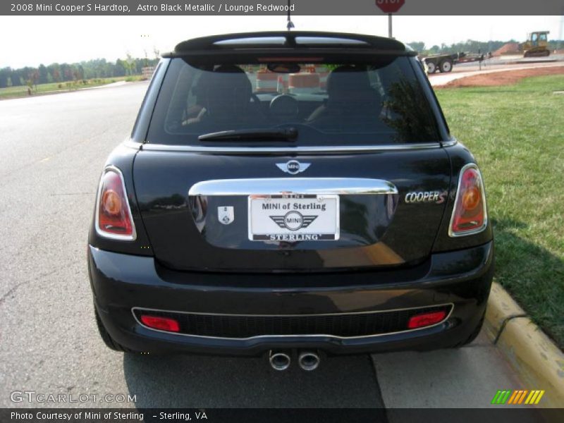 Astro Black Metallic / Lounge Redwood 2008 Mini Cooper S Hardtop
