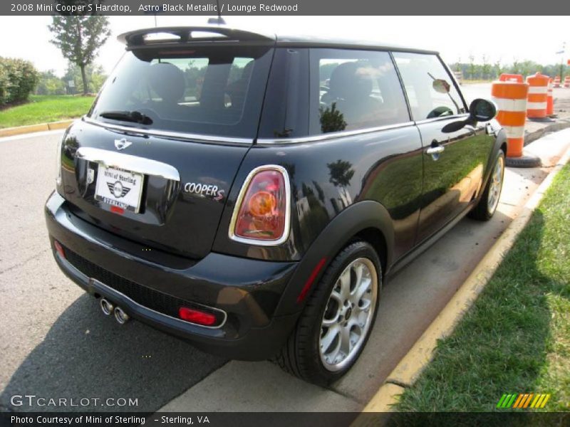 Astro Black Metallic / Lounge Redwood 2008 Mini Cooper S Hardtop