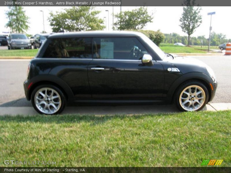 Astro Black Metallic / Lounge Redwood 2008 Mini Cooper S Hardtop