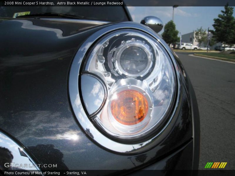 Astro Black Metallic / Lounge Redwood 2008 Mini Cooper S Hardtop