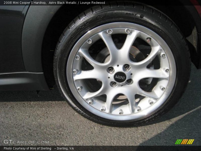 Astro Black Metallic / Lounge Redwood 2008 Mini Cooper S Hardtop