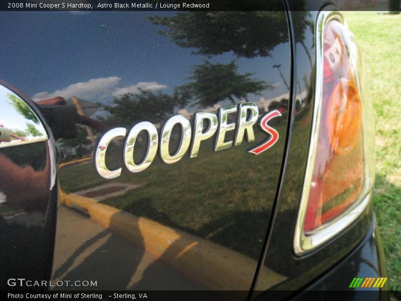 Astro Black Metallic / Lounge Redwood 2008 Mini Cooper S Hardtop