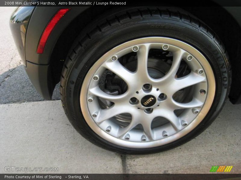 Astro Black Metallic / Lounge Redwood 2008 Mini Cooper S Hardtop
