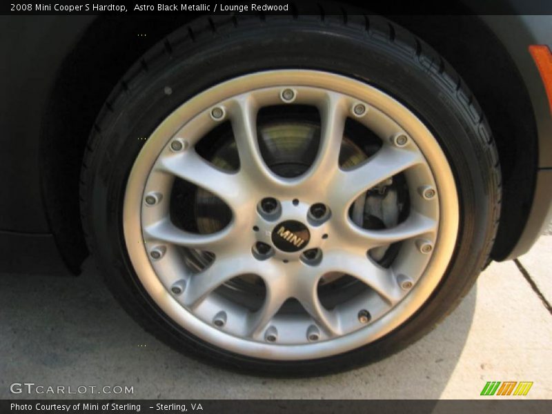 Astro Black Metallic / Lounge Redwood 2008 Mini Cooper S Hardtop