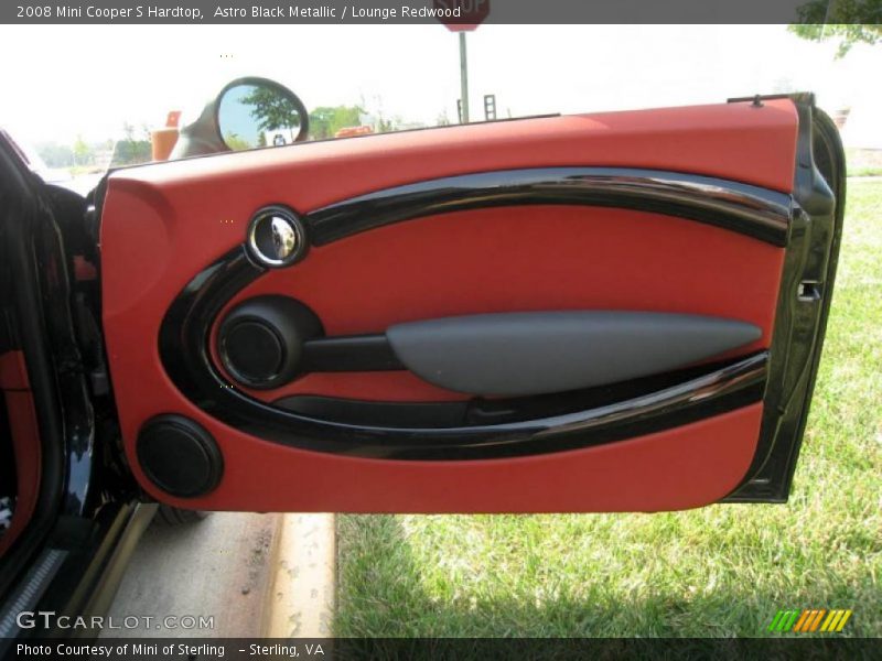 Astro Black Metallic / Lounge Redwood 2008 Mini Cooper S Hardtop