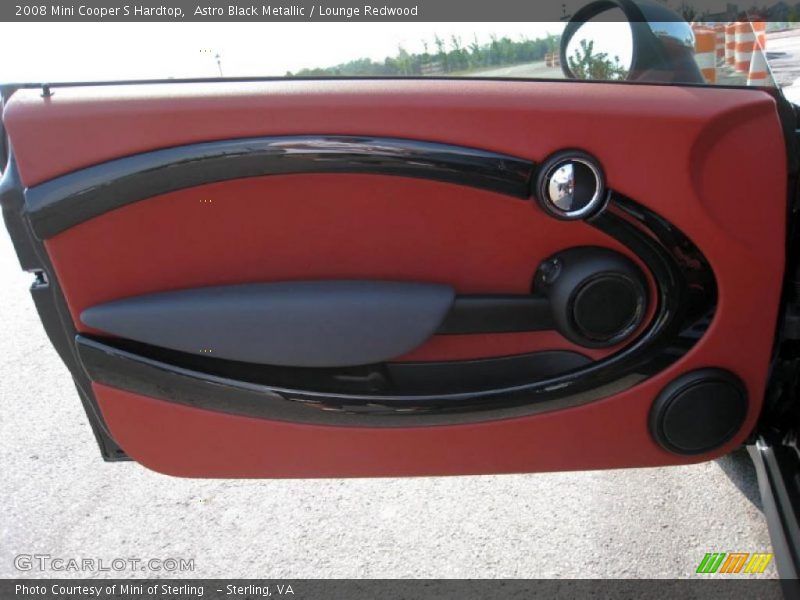 Astro Black Metallic / Lounge Redwood 2008 Mini Cooper S Hardtop