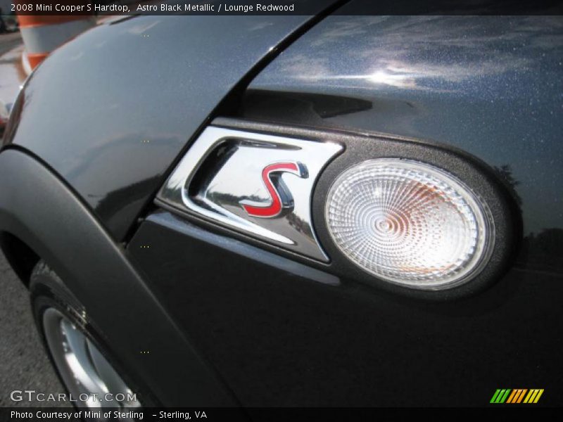 Astro Black Metallic / Lounge Redwood 2008 Mini Cooper S Hardtop