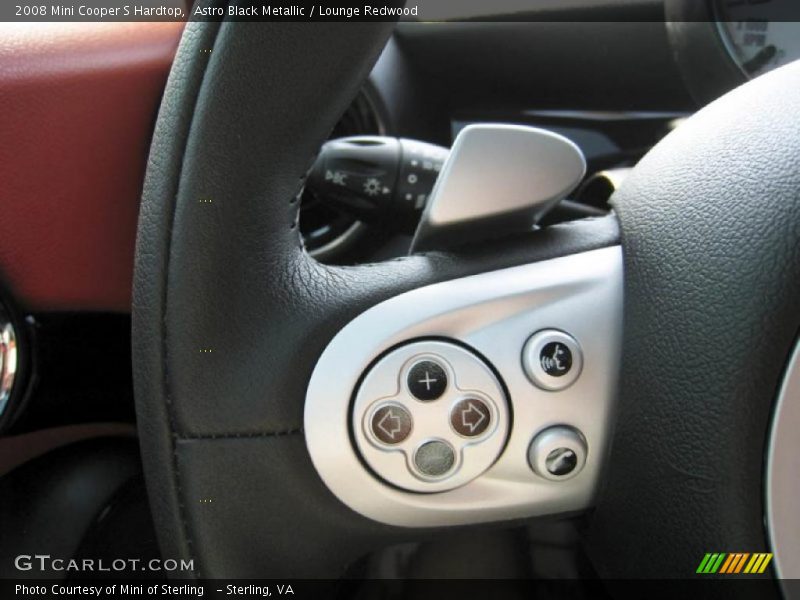 Astro Black Metallic / Lounge Redwood 2008 Mini Cooper S Hardtop