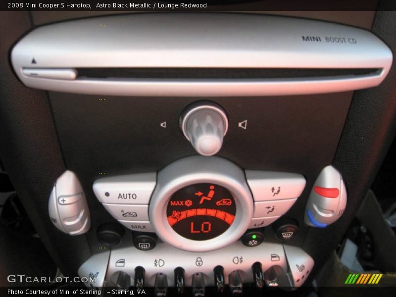 Astro Black Metallic / Lounge Redwood 2008 Mini Cooper S Hardtop