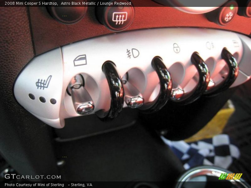 Astro Black Metallic / Lounge Redwood 2008 Mini Cooper S Hardtop