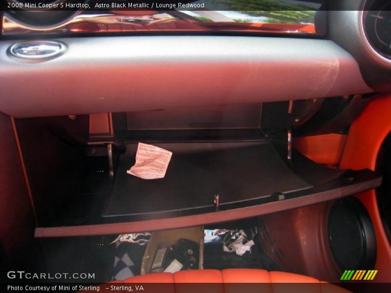 Astro Black Metallic / Lounge Redwood 2008 Mini Cooper S Hardtop