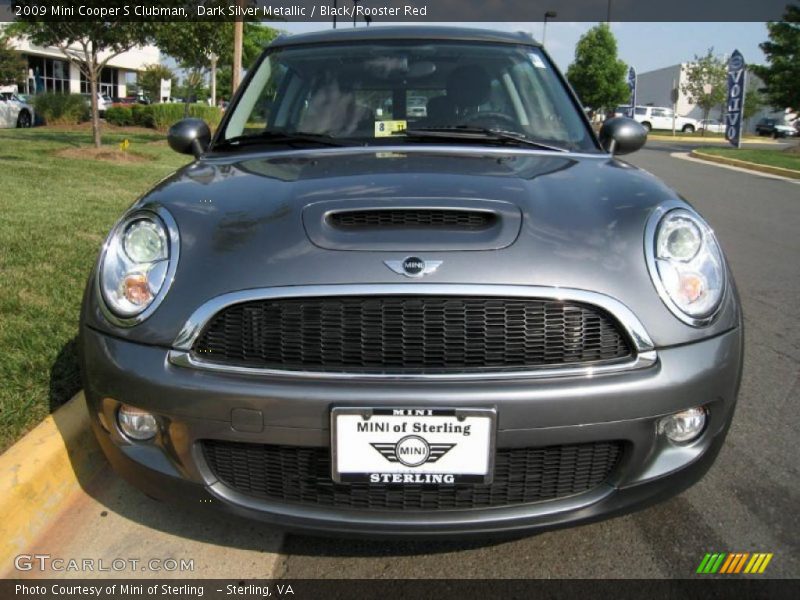 Dark Silver Metallic / Black/Rooster Red 2009 Mini Cooper S Clubman