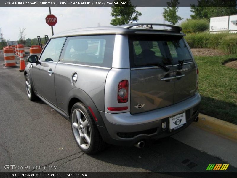 Dark Silver Metallic / Black/Rooster Red 2009 Mini Cooper S Clubman