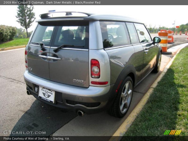 Dark Silver Metallic / Black/Rooster Red 2009 Mini Cooper S Clubman