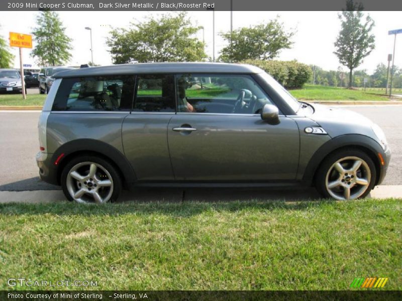 Dark Silver Metallic / Black/Rooster Red 2009 Mini Cooper S Clubman