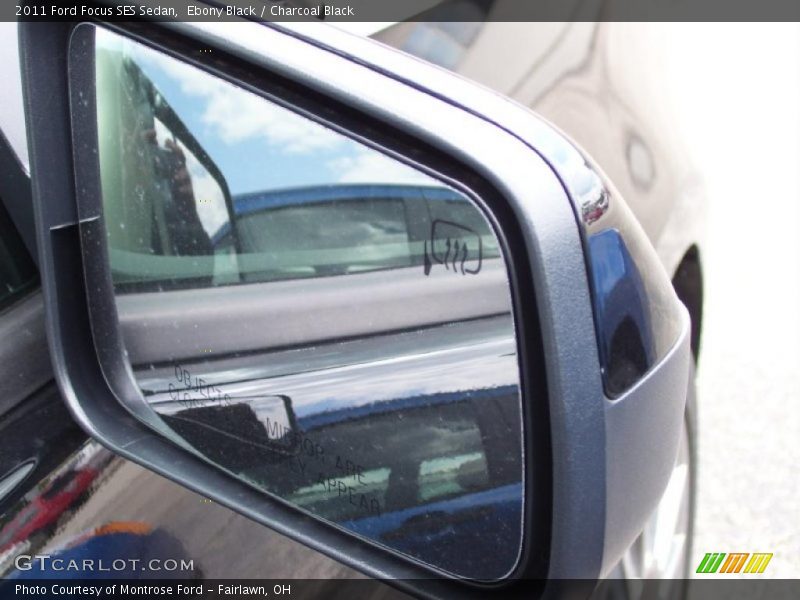 Ebony Black / Charcoal Black 2011 Ford Focus SES Sedan
