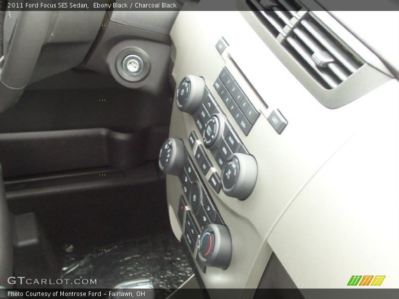 Ebony Black / Charcoal Black 2011 Ford Focus SES Sedan