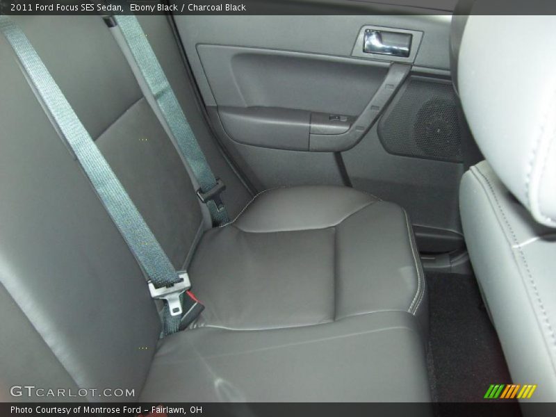 Ebony Black / Charcoal Black 2011 Ford Focus SES Sedan