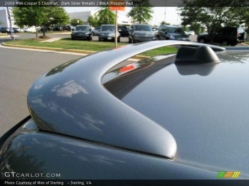 Dark Silver Metallic / Black/Rooster Red 2009 Mini Cooper S Clubman