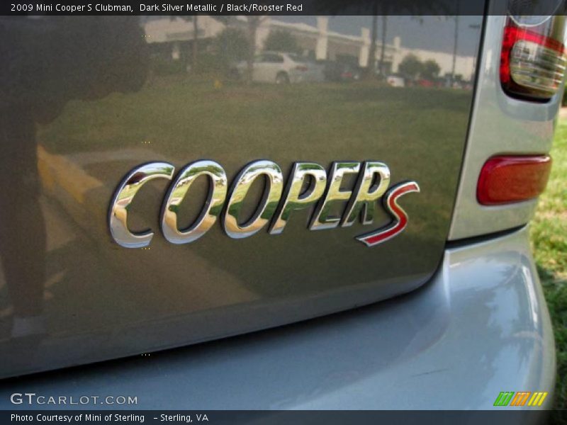 Dark Silver Metallic / Black/Rooster Red 2009 Mini Cooper S Clubman
