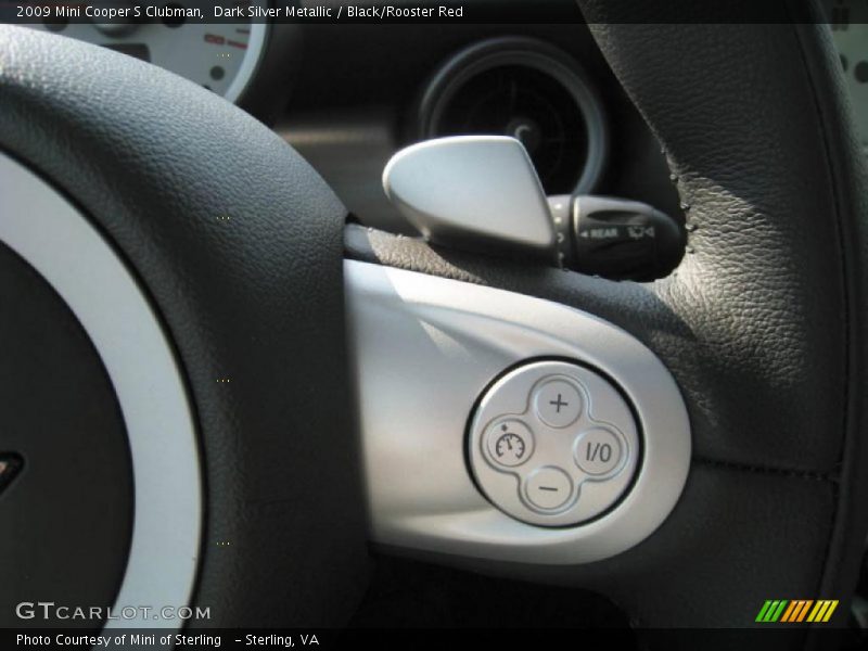 Dark Silver Metallic / Black/Rooster Red 2009 Mini Cooper S Clubman