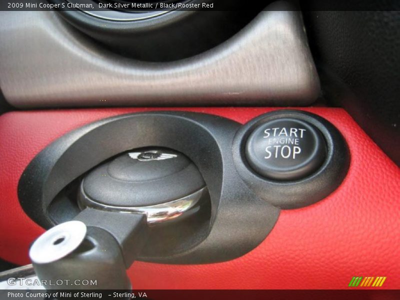 Dark Silver Metallic / Black/Rooster Red 2009 Mini Cooper S Clubman