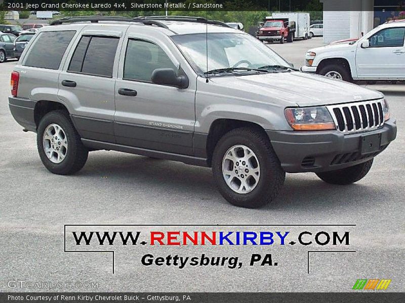 Silverstone Metallic / Sandstone 2001 Jeep Grand Cherokee Laredo 4x4