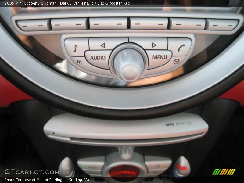 Dark Silver Metallic / Black/Rooster Red 2009 Mini Cooper S Clubman