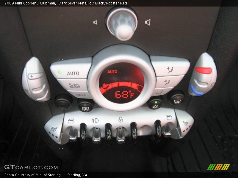 Dark Silver Metallic / Black/Rooster Red 2009 Mini Cooper S Clubman