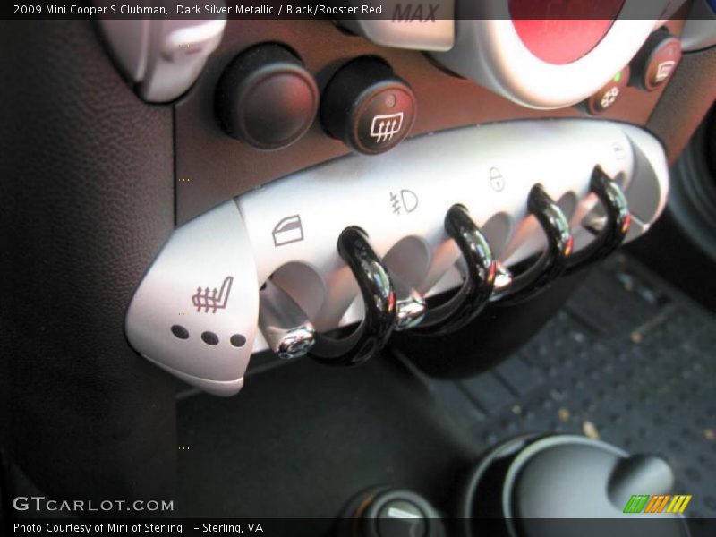 Dark Silver Metallic / Black/Rooster Red 2009 Mini Cooper S Clubman