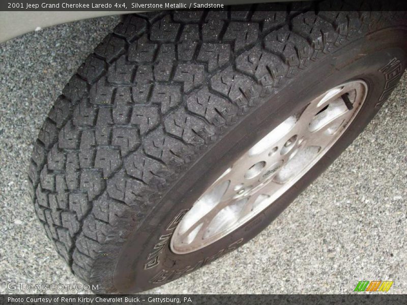 Silverstone Metallic / Sandstone 2001 Jeep Grand Cherokee Laredo 4x4
