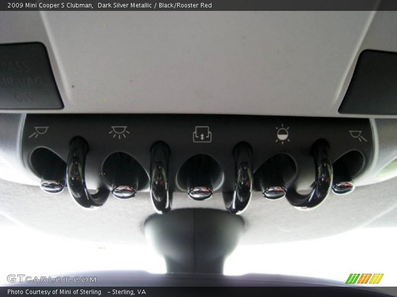 Dark Silver Metallic / Black/Rooster Red 2009 Mini Cooper S Clubman