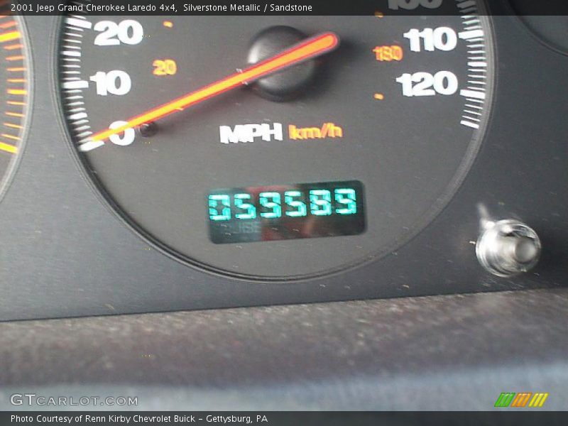 Silverstone Metallic / Sandstone 2001 Jeep Grand Cherokee Laredo 4x4