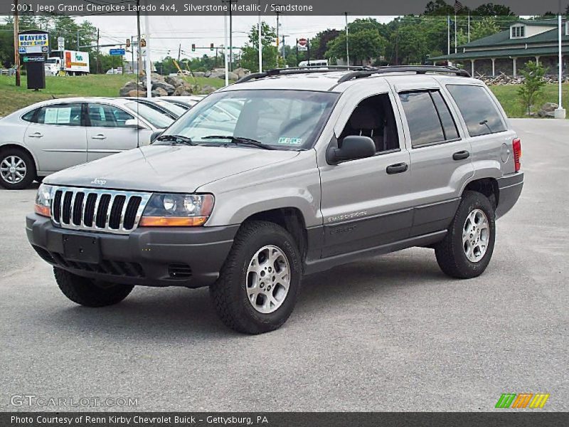 Silverstone Metallic / Sandstone 2001 Jeep Grand Cherokee Laredo 4x4