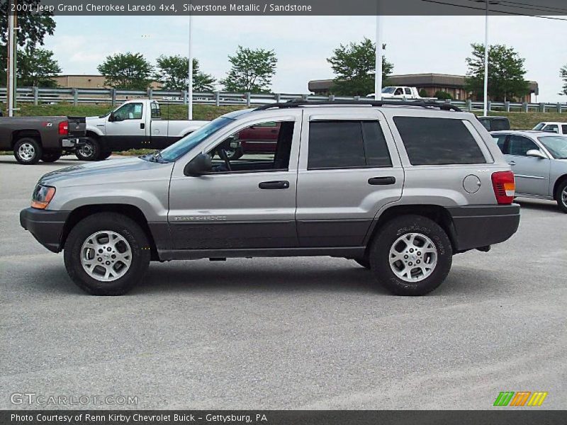 Silverstone Metallic / Sandstone 2001 Jeep Grand Cherokee Laredo 4x4