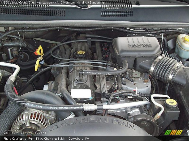 Silverstone Metallic / Sandstone 2001 Jeep Grand Cherokee Laredo 4x4