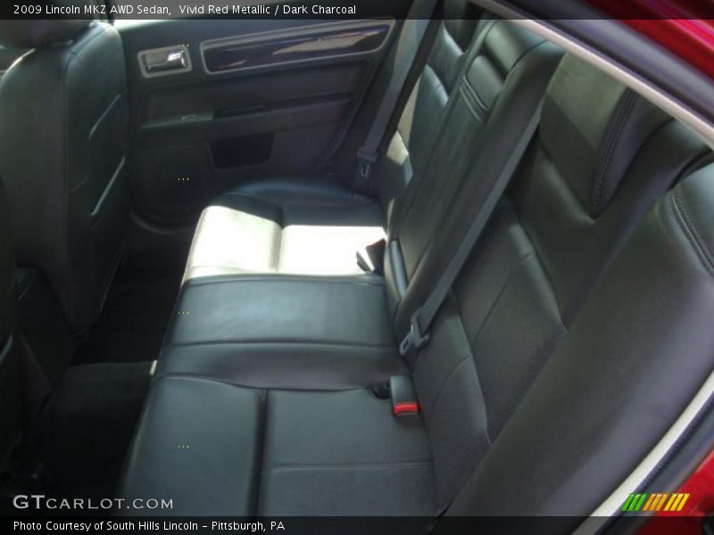 Vivid Red Metallic / Dark Charcoal 2009 Lincoln MKZ AWD Sedan