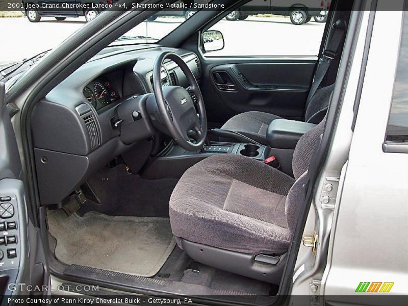 Silverstone Metallic / Sandstone 2001 Jeep Grand Cherokee Laredo 4x4