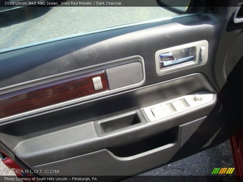 Vivid Red Metallic / Dark Charcoal 2009 Lincoln MKZ AWD Sedan
