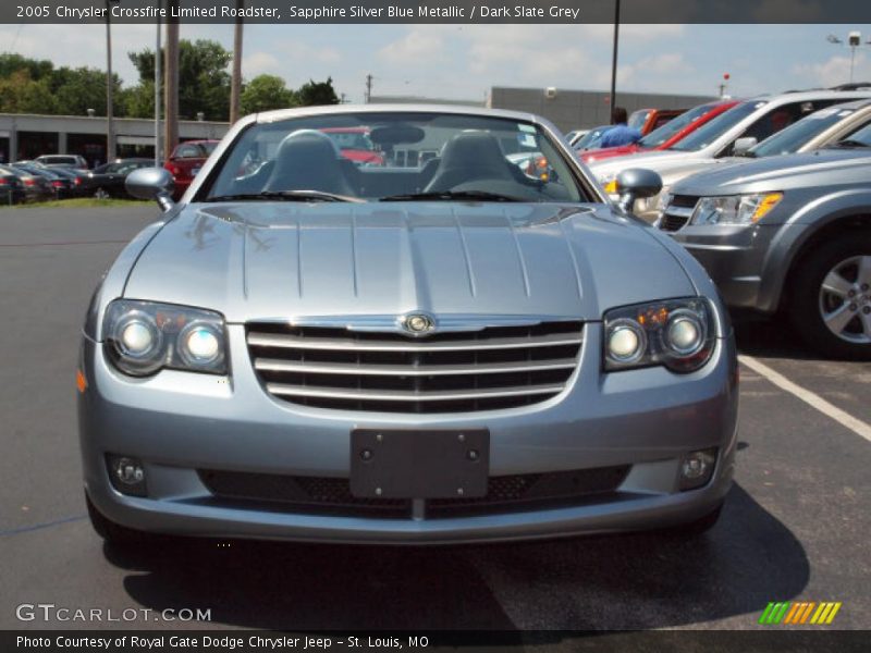 Sapphire Silver Blue Metallic / Dark Slate Grey 2005 Chrysler Crossfire Limited Roadster