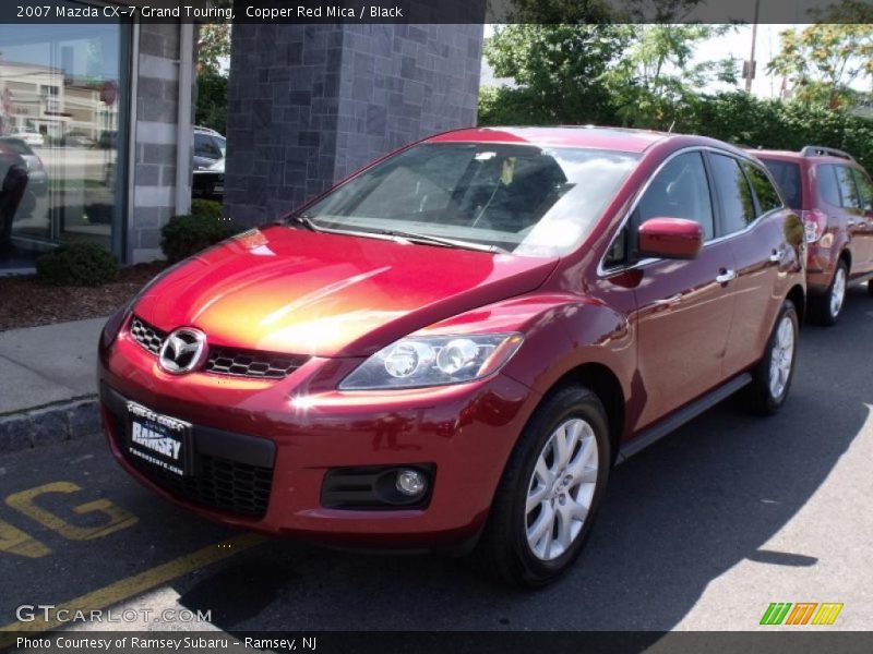 Copper Red Mica / Black 2007 Mazda CX-7 Grand Touring