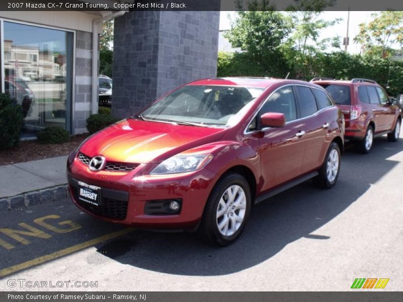 Copper Red Mica / Black 2007 Mazda CX-7 Grand Touring