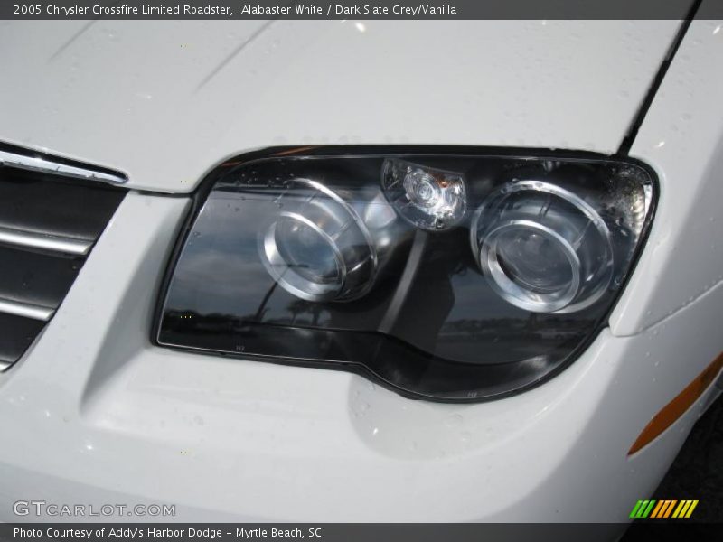 Alabaster White / Dark Slate Grey/Vanilla 2005 Chrysler Crossfire Limited Roadster