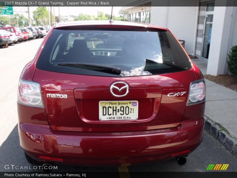 Copper Red Mica / Black 2007 Mazda CX-7 Grand Touring