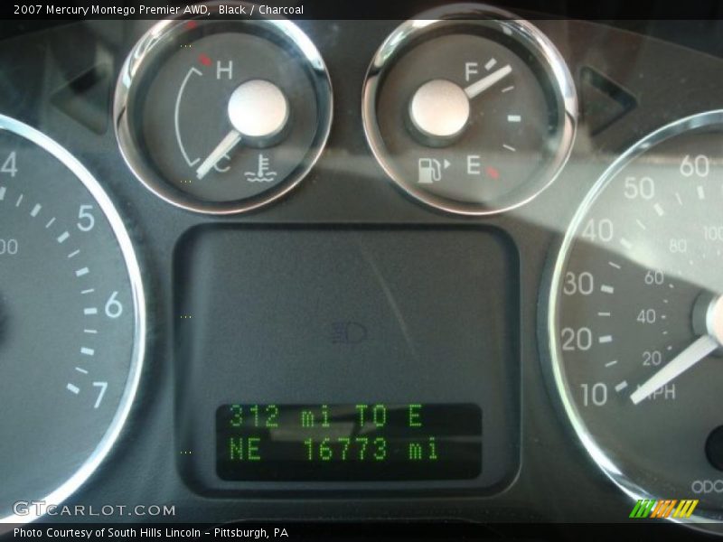 Black / Charcoal 2007 Mercury Montego Premier AWD